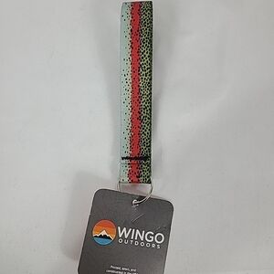 NEW Wingo Outdoors Rainbow Trout Fishing Keychain NWT